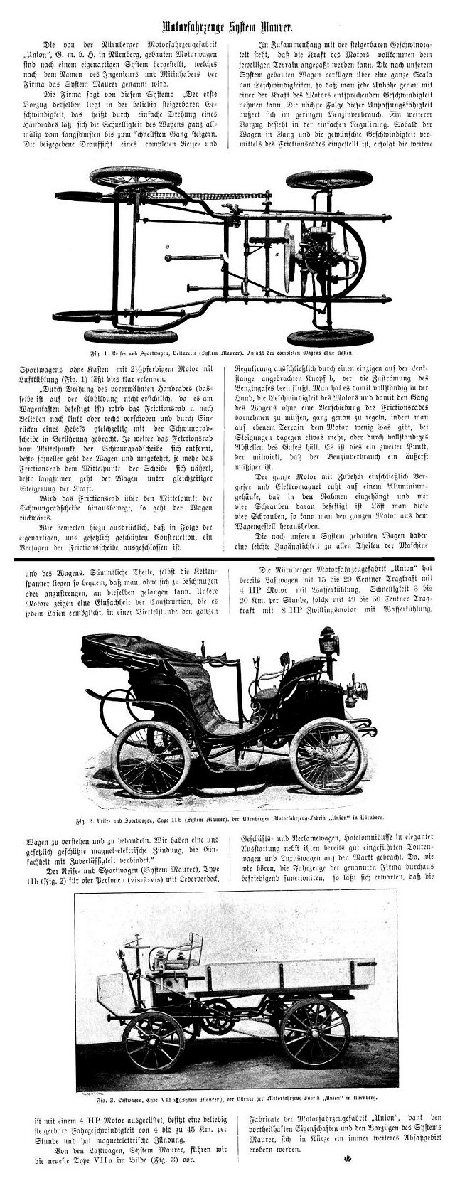 Maurer-Bericht Allgemeine Automobil-Zeitung 1901