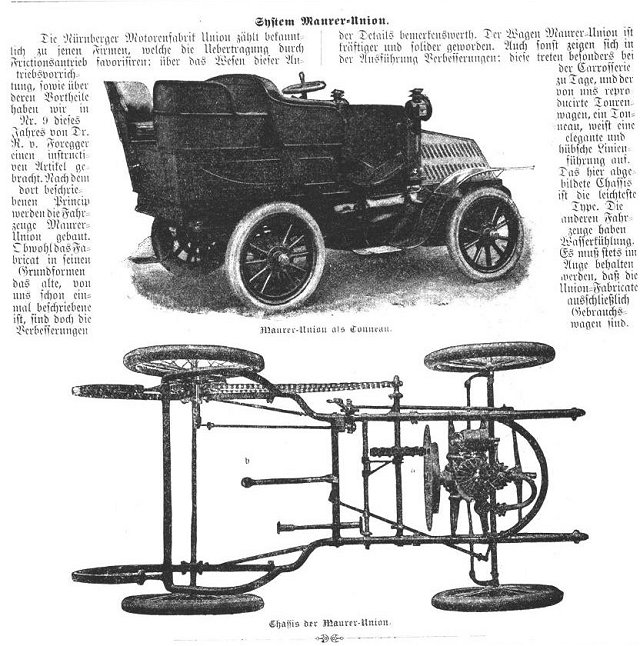 Maurer-Bericht Allgeneine Automobil Zeitung 1903