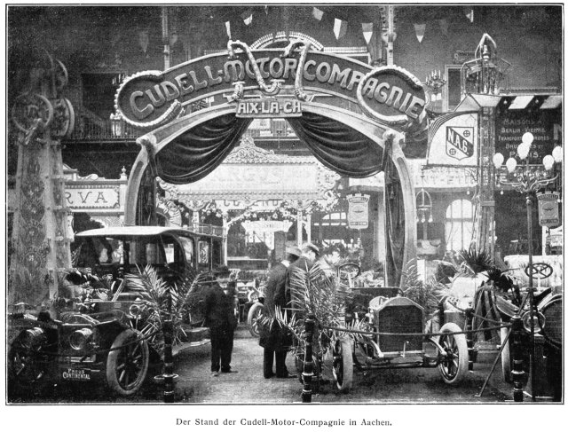 Cudell Stand Automobil-Ausstellung Berlin 1905