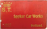 Spyker Katalog 1907 